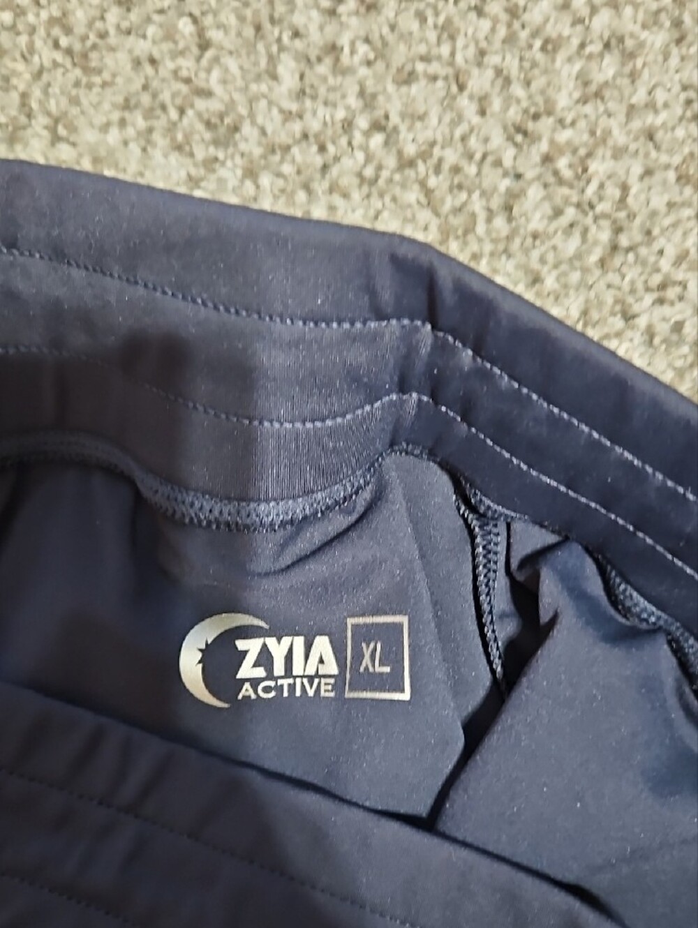 ZYIA Navy Blue Womens's Joggers with Ankle Zips - Picture 7 of 7
